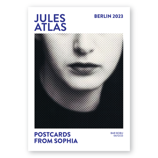 A3 Risograph Print 'Postcards From Sophia' Berlin 2023